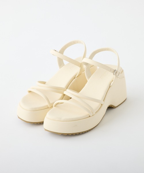 one after another NICE CLAUP(ワンアフターアナザーナイスクラップ)の「モールドチューブサンダル(サンダル・レディース・シルバー/ブラック/アイボリー・L/M/S)」の13枚目の写真