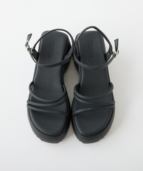 one after another NICE CLAUP(ワンアフターアナザーナイスクラップ)の「モールドチューブサンダル(サンダル・レディース・シルバー/ブラック/アイボリー・L/M/S)」の8枚目の写真