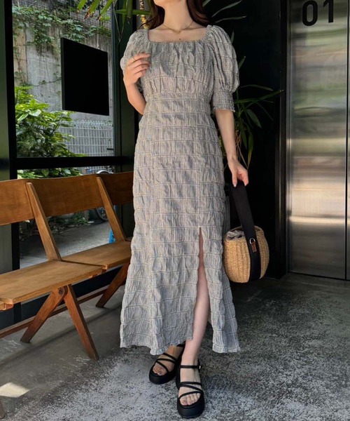 one after another NICE CLAUP(ワンアフターアナザーナイスクラップ)の「モールドチューブサンダル(サンダル・レディース・シルバー/ブラック/アイボリー・L/M/S)」の16枚目の写真