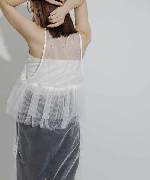 SENSE OF PLACE by URBAN RESEARCH（センスオブプレイスバイアーバンリサーチ）の「ウエストフリルチュールワンピース（ワンピース・レディース・ブラック/オフホワイト/ブラウン・ONE）」の13枚目の写真
