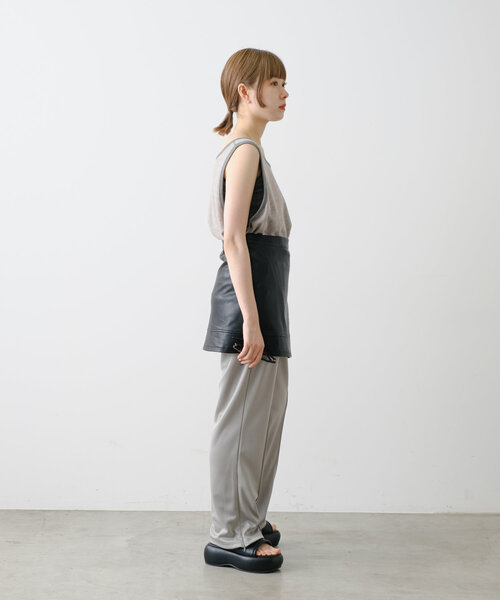 WHIMSIC（ウィムジック）の「【UNISEX/2WAY】ダブルフェイスタンクトップ（タンクトップ・メンズ・チャコールグレー/グレー/イエロー/ミント・FREE）」の16枚目の写真