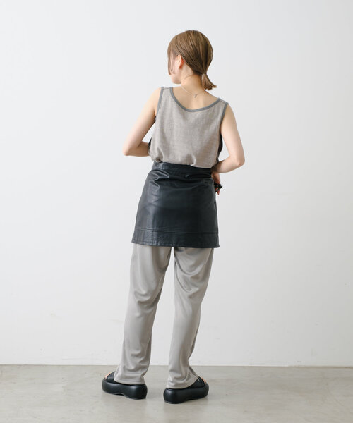 WHIMSIC（ウィムジック）の「【UNISEX/2WAY】ダブルフェイスタンクトップ（タンクトップ・メンズ・チャコールグレー/グレー/イエロー/ミント・FREE）」の17枚目の写真