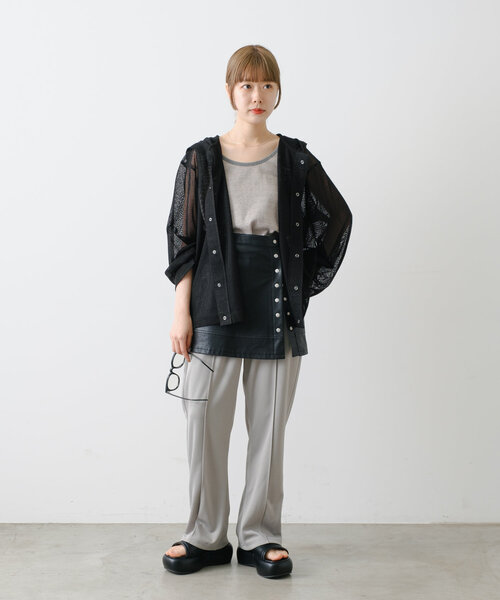 WHIMSIC（ウィムジック）の「【UNISEX/2WAY】ダブルフェイスタンクトップ（タンクトップ・メンズ・チャコールグレー/グレー/イエロー/ミント・FREE）」の20枚目の写真