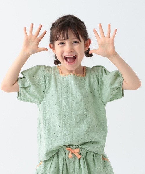 BAYFLOW(ベイフロー)の「レースセットアップ(KIDS)(ワンピース・キッズ・グリーン/アイボリー/ブラック・130cm/120cm/110cm/140cm/150cm)」の13枚目の写真