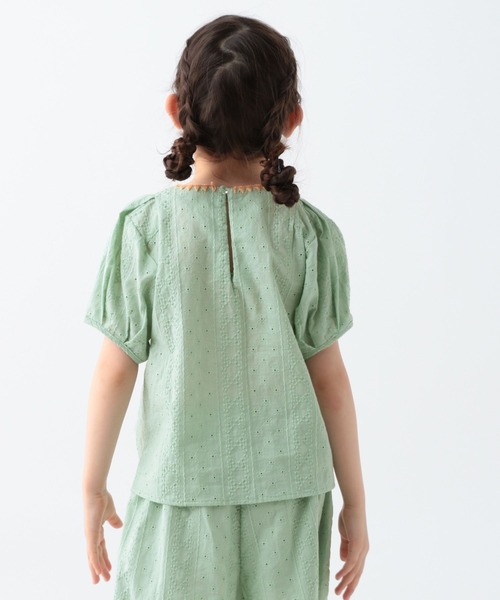 BAYFLOW(ベイフロー)の「レースセットアップ(KIDS)(ワンピース・キッズ・グリーン/アイボリー/ブラック・130cm/120cm/110cm/140cm/150cm)」の12枚目の写真
