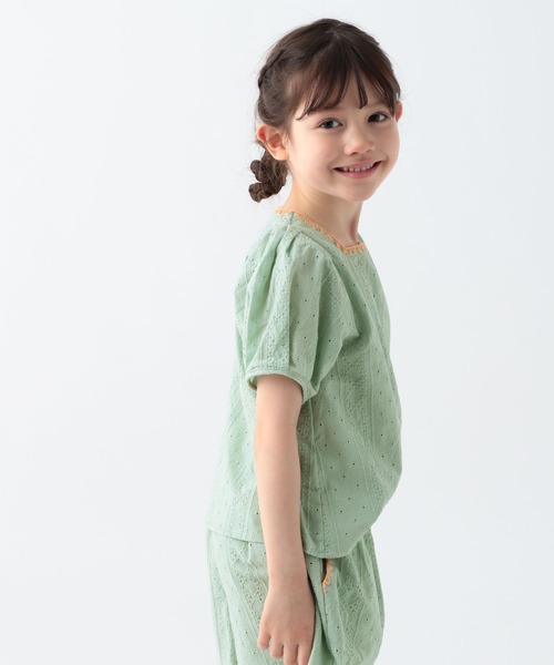 BAYFLOW(ベイフロー)の「レースセットアップ(KIDS)(ワンピース・キッズ・グリーン/アイボリー/ブラック・130cm/120cm/110cm/140cm/150cm)」の11枚目の写真