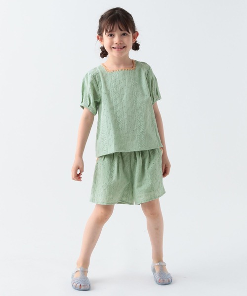BAYFLOW(ベイフロー)の「レースセットアップ(KIDS)(ワンピース・キッズ・グリーン/アイボリー/ブラック・130cm/120cm/110cm/140cm/150cm)」の18枚目の写真