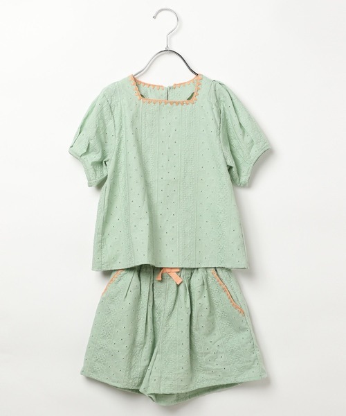 BAYFLOW(ベイフロー)の「レースセットアップ(KIDS)(ワンピース・キッズ・グリーン/アイボリー/ブラック・130cm/120cm/110cm/140cm/150cm)」の6枚目の写真