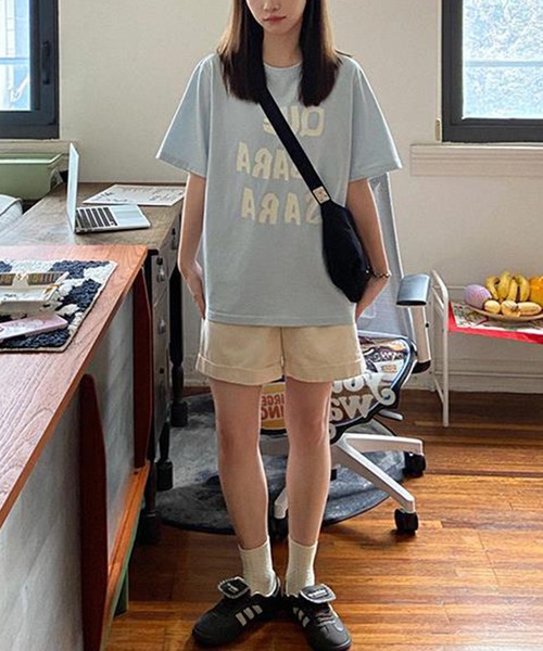 aimoha(アイモハ)の「BIGシルエットプリント半袖Tシャツ (SS)(Tシャツ/カットソー・レディース・ピンク/ブラック/グレー/ブルー・MEDIUM/LARGE)」の14枚目の写真