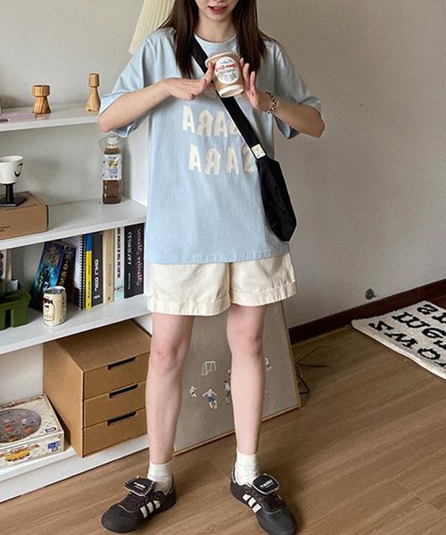 aimoha(アイモハ)の「BIGシルエットプリント半袖Tシャツ (SS)(Tシャツ/カットソー・レディース・ピンク/ブラック/グレー/ブルー・MEDIUM/LARGE)」の16枚目の写真