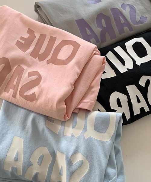 aimoha(アイモハ)の「BIGシルエットプリント半袖Tシャツ (SS)(Tシャツ/カットソー・レディース・ピンク/ブラック/グレー/ブルー・MEDIUM/LARGE)」の22枚目の写真