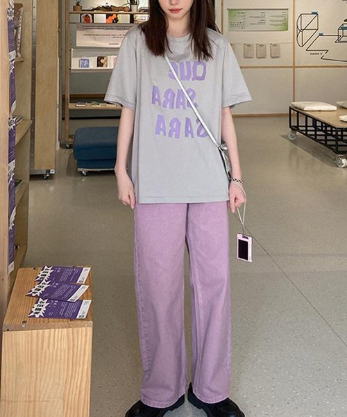 aimoha(アイモハ)の「BIGシルエットプリント半袖Tシャツ (SS)(Tシャツ/カットソー・レディース・ピンク/ブラック/グレー/ブルー・MEDIUM/LARGE)」の20枚目の写真