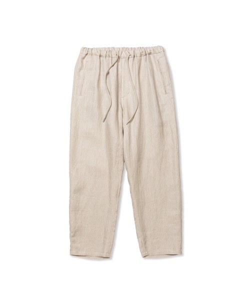 CALEE（キャリー）の「JAPAN LINEN HERRINGBONE EASY SLACKS（スラックス・メンズ・ブラック/グリーン/アイボリー・LARGE/MEDIUM/SMALL/X-LARGE）」の4枚目の写真