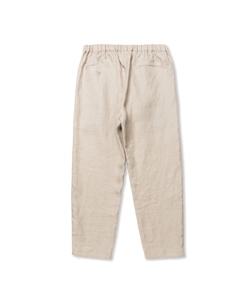 CALEE（キャリー）の「JAPAN LINEN HERRINGBONE EASY SLACKS（スラックス・メンズ・ブラック/グリーン/アイボリー・LARGE/MEDIUM/SMALL/X-LARGE）」の5枚目の写真