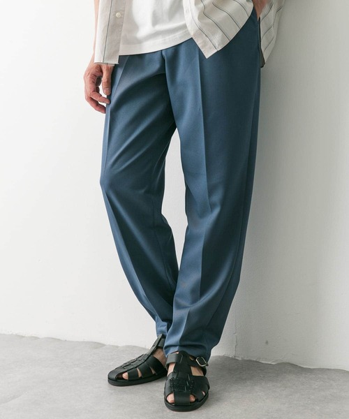 URBAN RESEARCH DOORS（アーバンリサーチドアーズ）の「TRツイルテーパードトラウザー（その他パンツ・メンズ・ブラック/ベージュ系その他/ブルー系その他/モカ/グレー・SMALL/LARGE/MEDIUM）」の15枚目の写真