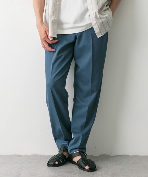 URBAN RESEARCH DOORS（アーバンリサーチドアーズ）の「TRツイルテーパードトラウザー（その他パンツ・メンズ・ブラック/ベージュ系その他/ブルー系その他/モカ/グレー・SMALL/LARGE/MEDIUM）」の16枚目の写真