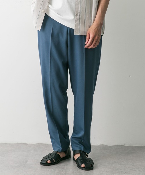 URBAN RESEARCH DOORS（アーバンリサーチドアーズ）の「TRツイルテーパードトラウザー（その他パンツ・メンズ・ブラック/ベージュ系その他/ブルー系その他/モカ/グレー・SMALL/LARGE/MEDIUM）」の17枚目の写真