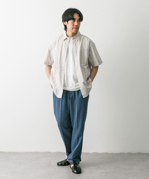 URBAN RESEARCH DOORS（アーバンリサーチドアーズ）の「TRツイルテーパードトラウザー（その他パンツ・メンズ・ブラック/ベージュ系その他/ブルー系その他/モカ/グレー・SMALL/LARGE/MEDIUM）」の22枚目の写真