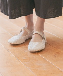 studio CLIP | シアーワンストラップフラットシューズ(ドレスシューズ)