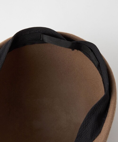 green label relaxing（グリーンレーベルリラクシング）の「フェルトジョッキー キャップ（キャップ・レディース・ベージュ/ブラック・FREE）」の7枚目の写真