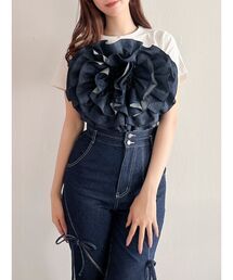 モチーフフラワービスチェ