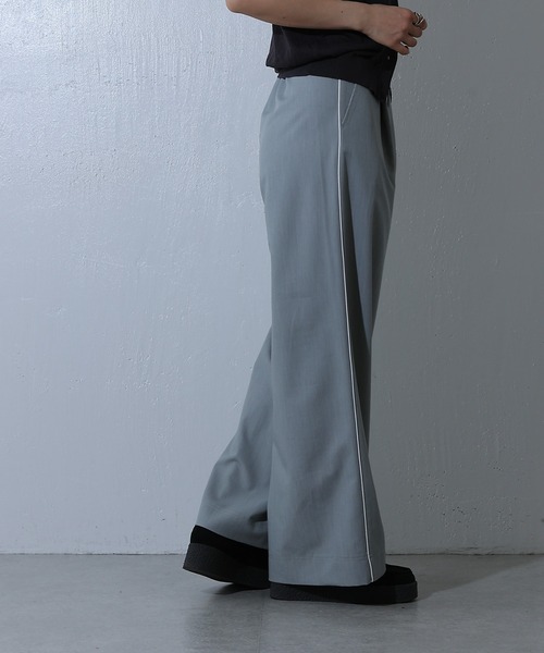 COLONY 2139（コロニートゥーワンスリーナイン）の「メランジサイドラインパンツ（その他パンツ・レディース・ネイビー/グレー/チャコールグレー・SMALL/MEDIUM）」の21枚目の写真