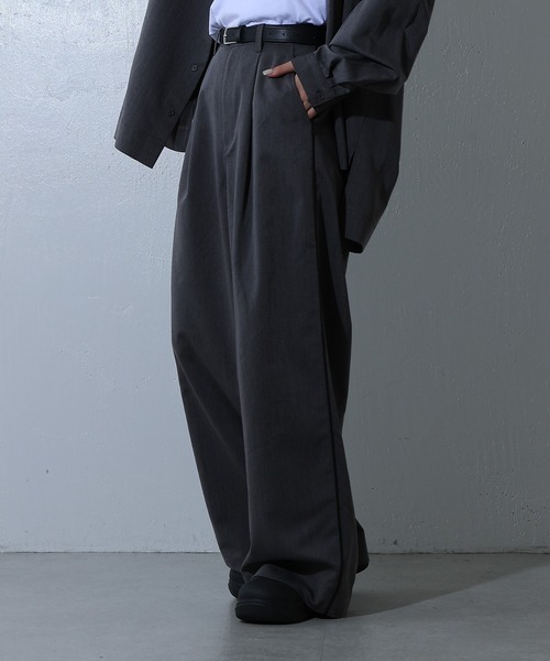 COLONY 2139（コロニートゥーワンスリーナイン）の「メランジサイドラインパンツ（その他パンツ・レディース・ネイビー/グレー/チャコールグレー・SMALL/MEDIUM）」の7枚目の写真