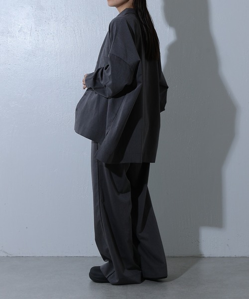 COLONY 2139（コロニートゥーワンスリーナイン）の「メランジサイドラインパンツ（その他パンツ・レディース・ネイビー/グレー/チャコールグレー・SMALL/MEDIUM）」の10枚目の写真