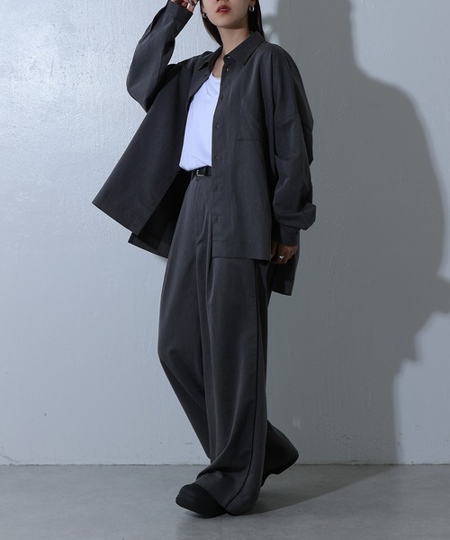 COLONY 2139（コロニートゥーワンスリーナイン）の「メランジサイドラインパンツ（その他パンツ・レディース・ネイビー/グレー/チャコールグレー・SMALL/MEDIUM）」の11枚目の写真