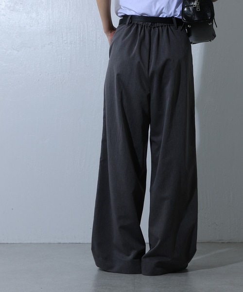 COLONY 2139（コロニートゥーワンスリーナイン）の「メランジサイドラインパンツ（その他パンツ・レディース・ネイビー/グレー/チャコールグレー・SMALL/MEDIUM）」の14枚目の写真