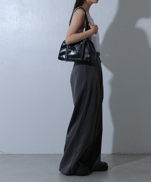 COLONY 2139（コロニートゥーワンスリーナイン）の「メランジサイドラインパンツ（その他パンツ・レディース・ネイビー/グレー/チャコールグレー・SMALL/MEDIUM）」の16枚目の写真