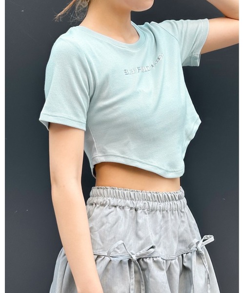 3.3 Field Trip （3.3フィールドトリップ）の「3.3 Field Trip／NEWメタルロゴT（Tシャツ/カットソー・レディース・ブルー/ネイビー/ホワイト・FREE）」の6枚目の写真