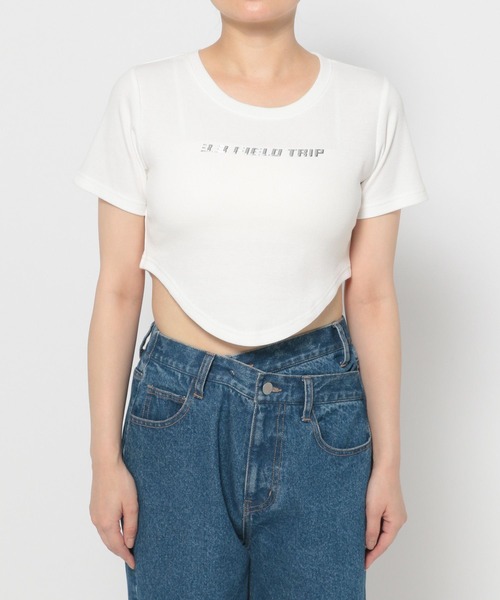 3.3 Field Trip （3.3フィールドトリップ）の「3.3 Field Trip／NEWメタルロゴT（Tシャツ/カットソー・レディース・ブルー/ネイビー/ホワイト・FREE）」の19枚目の写真