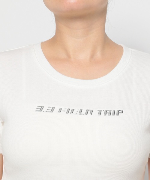 3.3 Field Trip （3.3フィールドトリップ）の「3.3 Field Trip／NEWメタルロゴT（Tシャツ/カットソー・レディース・ブルー/ネイビー/ホワイト・FREE）」の16枚目の写真