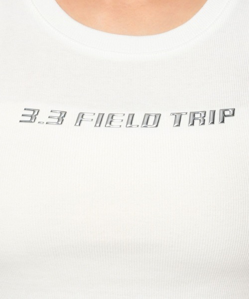 3.3 Field Trip （3.3フィールドトリップ）の「3.3 Field Trip／NEWメタルロゴT（Tシャツ/カットソー・レディース・ブルー/ネイビー/ホワイト・FREE）」の12枚目の写真