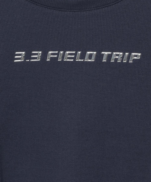 3.3 Field Trip （3.3フィールドトリップ）の「3.3 Field Trip／NEWメタルロゴT（Tシャツ/カットソー・レディース・ブルー/ネイビー/ホワイト・FREE）」の10枚目の写真