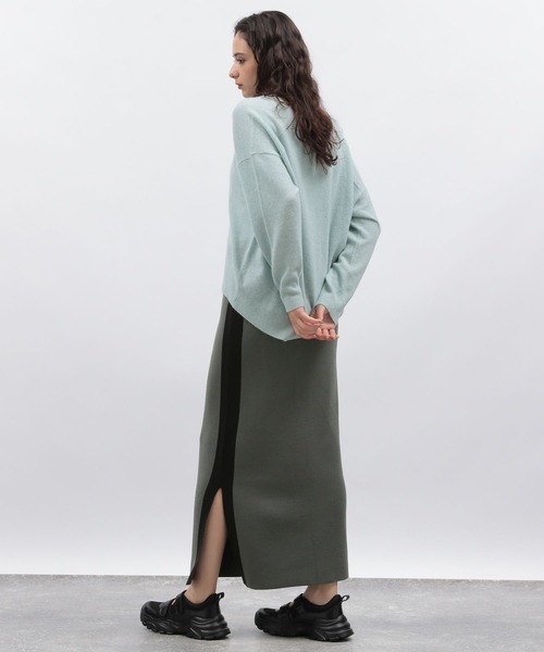 LAKOLE(ラコレ)の「12ゲージラクリルWJQナロースカート / 116723(スカート・レディース・グレー/グレー系その他/ブラック/ブラウン・FREE)」の9枚目の写真