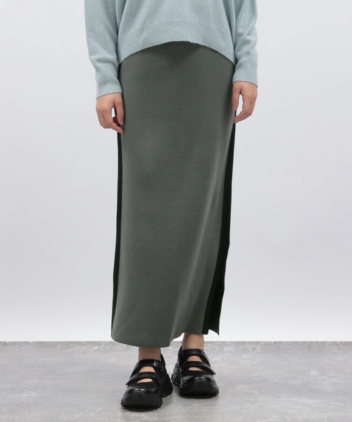 LAKOLE(ラコレ)の「12ゲージラクリルWJQナロースカート / 116723(スカート・レディース・グレー/グレー系その他/ブラック/ブラウン・FREE)」の10枚目の写真