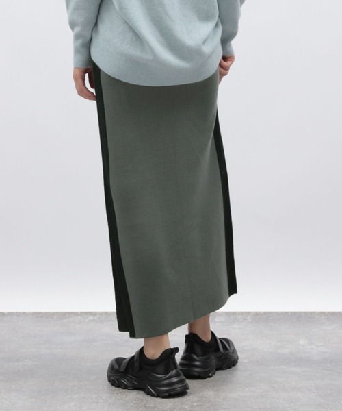 LAKOLE(ラコレ)の「12ゲージラクリルWJQナロースカート / 116723(スカート・レディース・グレー/グレー系その他/ブラック/ブラウン・FREE)」の11枚目の写真