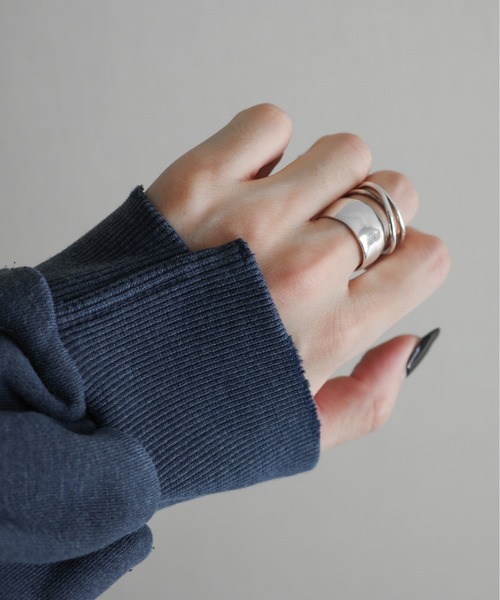 KUUUPY（クーピー）の「Side Zip Design Pigment Sweat - サイドジップデザインピグメント加工スウェット（スウェット・メンズ・チャコールグレー/ブラウン/ブルー・LARGE/MEDIUM/SMALL）」の16枚目の写真