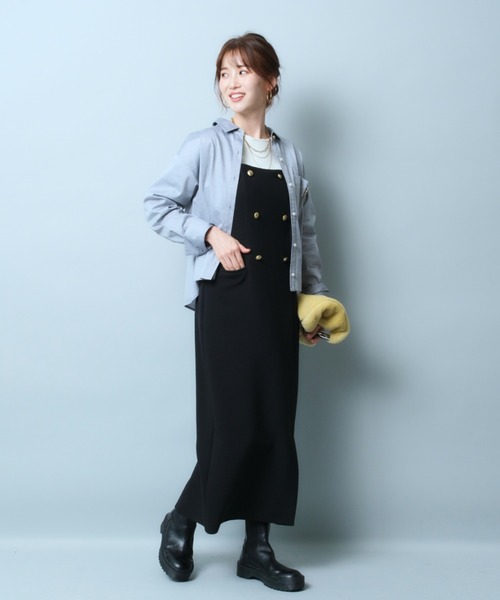 ジャスグリッティー JUSGLITTY 24AW クロップドウールライクシャツ 長袖 1 ベージュ /DO ■OS レディース JUSGLITTY - ジャスグリッティー 24AW クロップドウールライク