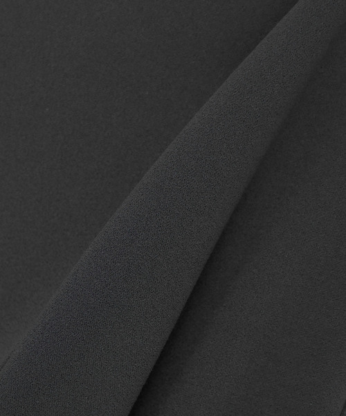 A/C DESIGN BY ALPHA CUBIC（エーシーデザインバイアルファキュービック）の「【セットアップ対応】ジョーゼットロングジレ（ノーカラージャケット・レディース・ネイビー/チャコールグレー・9号/11号/13号）」の10枚目の写真