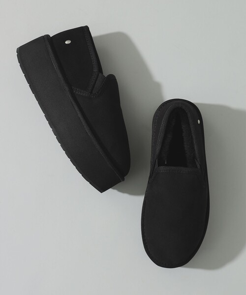 Ray BEAMS（レイビームス）の「EMU Australia / Stinger Reef Flatform（その他シューズ・レディース・ブラウン系その他3/ブラック・6/7/8）」の3枚目の写真