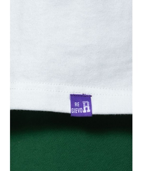 REGIEVO(レジエボ)の「【REGIEVO】 カレッジロゴ オーバーサイズ ルーズTシャツ(Tシャツ/カットソー・メンズ・オフホワイト/グレー/ブラック・LARGE/MEDIUM)」の8枚目の写真