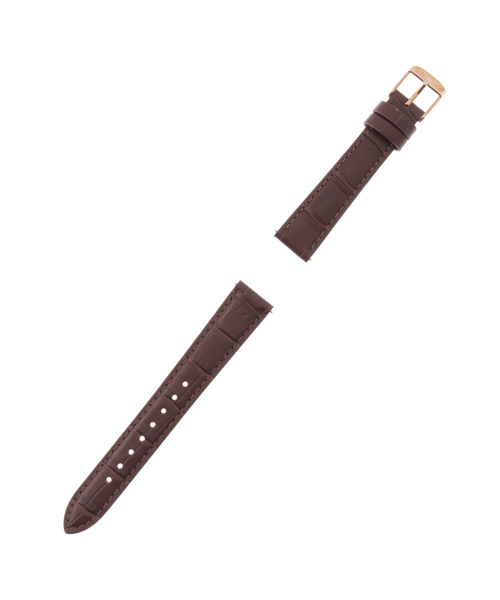 HIROB(ヒロブ)の「LOBOR DYNASTY BROWN STRAP 16mm(ROSE)(アナログ腕時計・レディース・ピンク・FREE)」の1枚目の写真