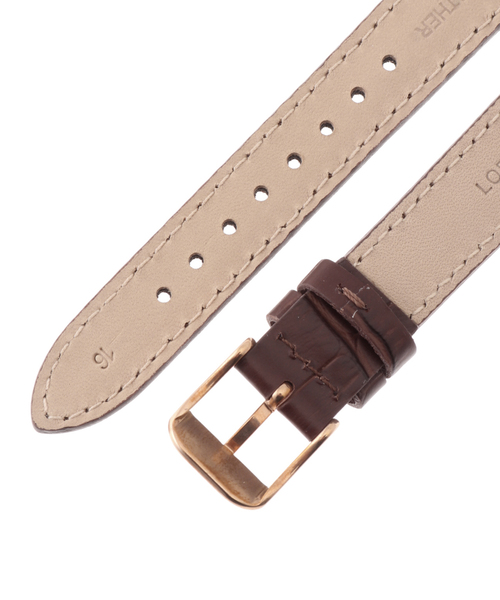 HIROB(ヒロブ)の「LOBOR DYNASTY BROWN STRAP 16mm(ROSE)(アナログ腕時計・レディース・ピンク・FREE)」の5枚目の写真