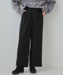 DRESKIP | 【高レビュー/洗える】大人のきれいめスタイルに ウールフィールワイドパンツ(その他パンツ)