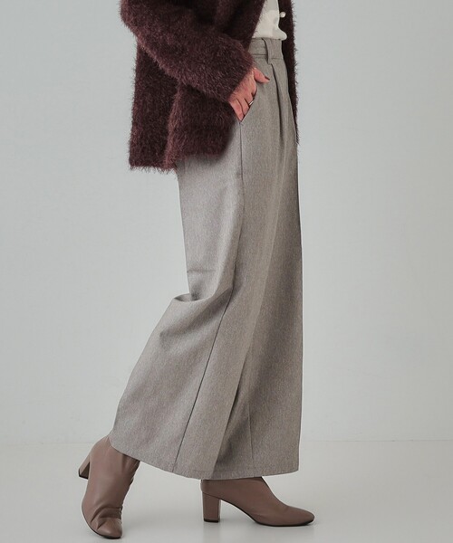 DRESKIP（ドレスキップ）の「◆【高レビュー/洗える】大人のきれいめスタイルに ウールフィールワイドパンツ（その他パンツ・レディース・グレー系その他2/グレー/ブラック/ダークブラウン系1/ブルー系その他・03/02/04）」の14枚目の写真