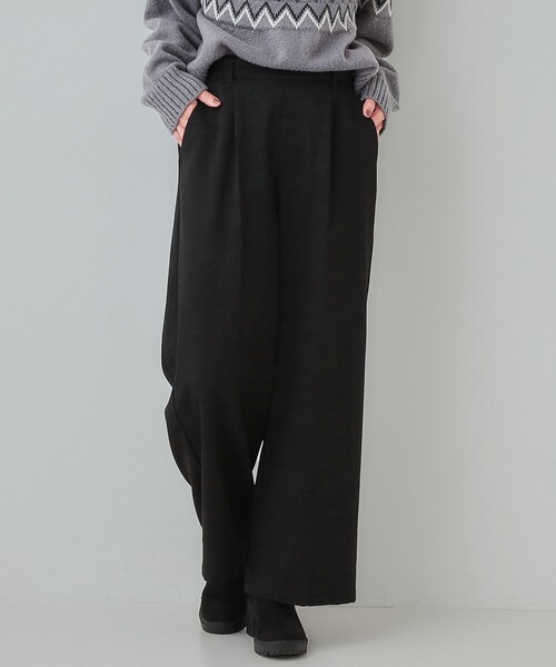 DRESKIP（ドレスキップ）の「◆【高レビュー/洗える】大人のきれいめスタイルに ウールフィールワイドパンツ（その他パンツ・レディース・グレー系その他2/グレー/ブラック/ダークブラウン系1/ブルー系その他・03/02/04）」の21枚目の写真