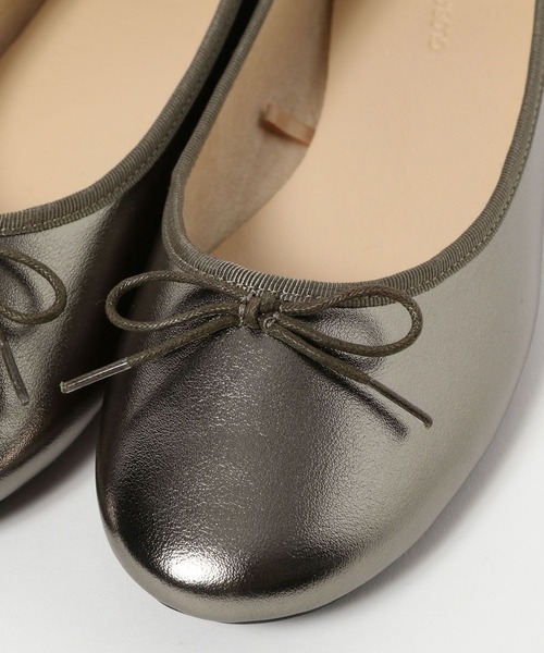 GLOBAL WORK（グローバルワーク）の「らくっション撥水バレエ/135873（バレエシューズ・レディース・ブラック系3/シルバー系1/ブラック系/シルバー系2/ブラック系9/グレー系4/ガンメタ/ホワイト系7/ゴールド系その他2/ブラウン/レオパード・MEDIUM/X-LARGE/SMALL/LARGE）」の18枚目の写真